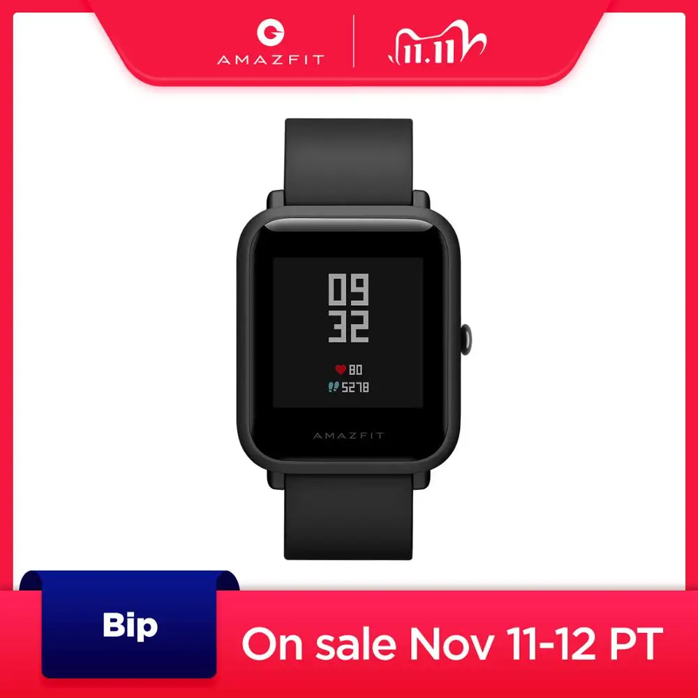 

Склад в России Multi Language Amazfit Bip Smart Watch GPS Glonass Smartwatch Smart-watch Watch 45 Days Standby for Phone iOS